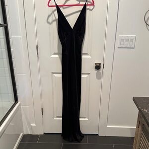 Bec & Bridge Black Backless Dress
